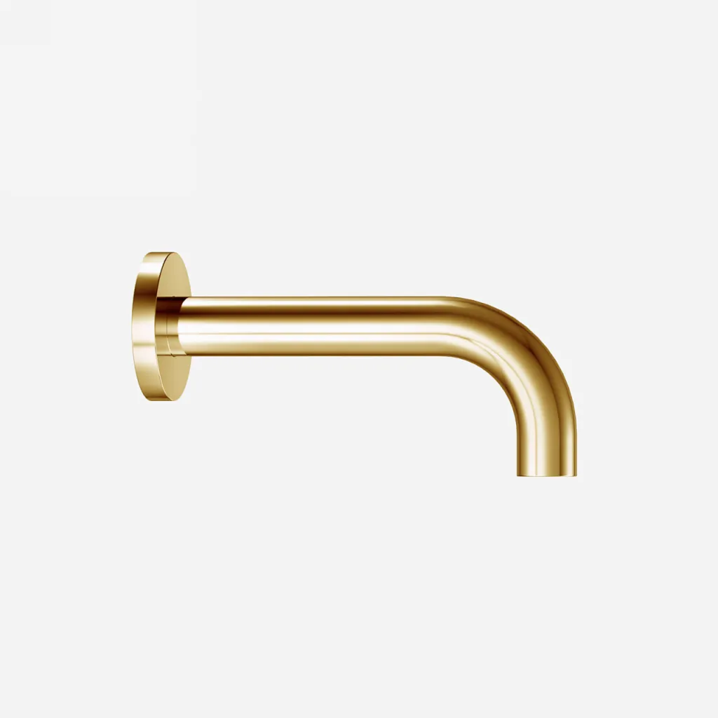 Semplice SSP415 - Spout 15 cm, Polished Brass Natural