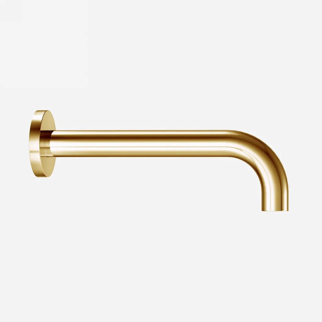 Semplice SSP420 - Spout 20 cm, Polished Brass Natural