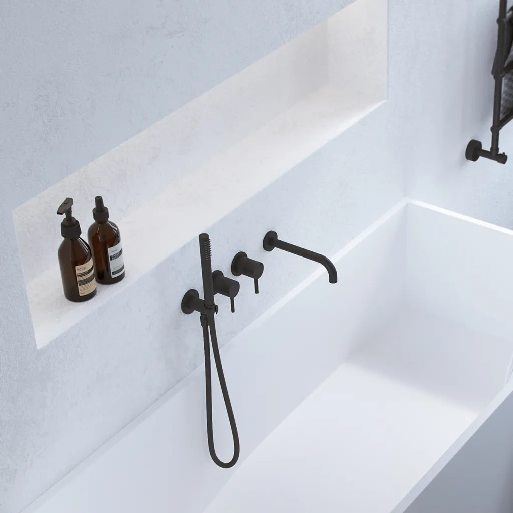 Semplice SBR801 - Shower set, matte black