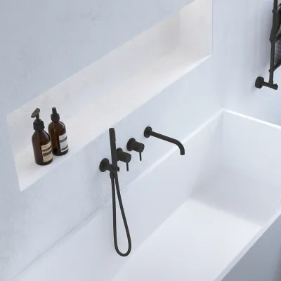 Semplice SBR801 - Shower set, matte black