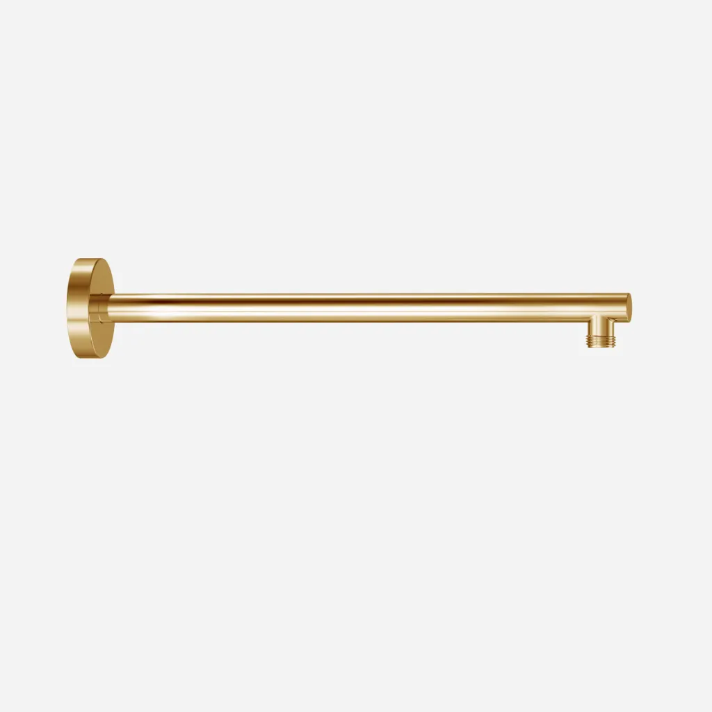 Semplice SBVX38 - Shower pipe from wall, Brass Natural