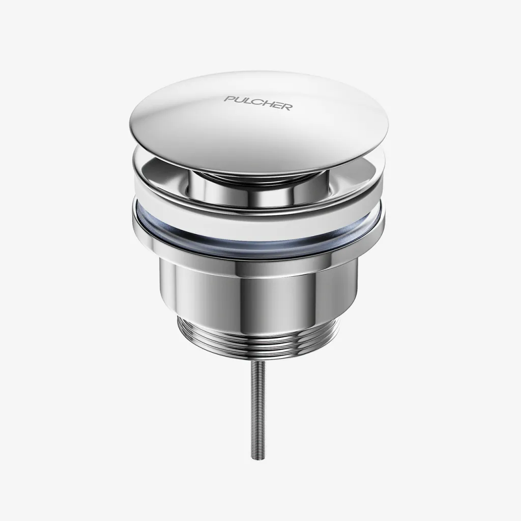 Pulcher Semplice Fly 1¼” - Universal bottom valve, Chrome
