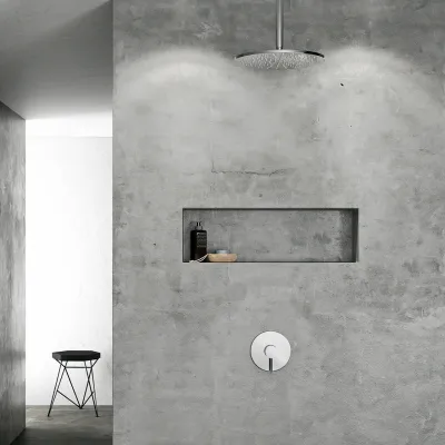Classwell C17 S05 - Rain DeLuxe Ø30 cm, Ceiling, Chrome Polished