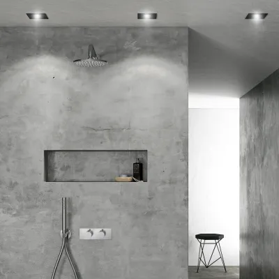 Classwell C18 S01 - Thermostat set Rain DeLuxe Ø20, wall, Brushed Stainless Steel