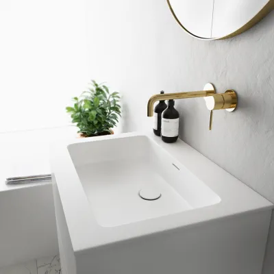 Pulcher Mood 60 Soho - Bathroom furniture 60x46 cm, Matt white w/ SolidTec® sink