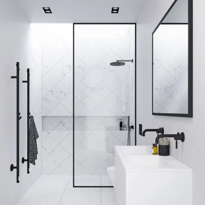 Pulcher Mood 120D Soho - Bathroom furniture 120x46 cm, Matt white w/ SolidTec® sink