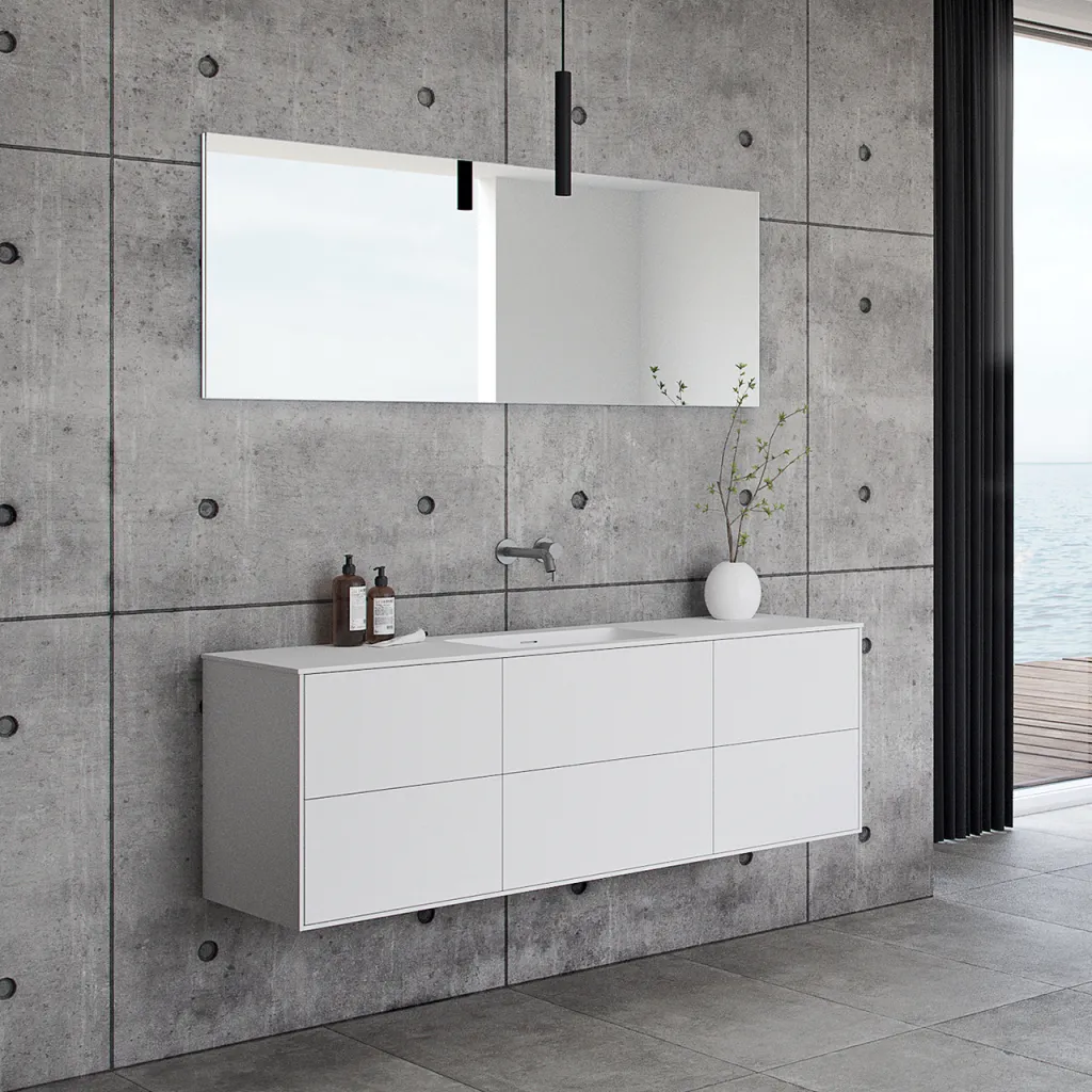 Pulcher Mood 160 Soho - Bathroom furniture 160x46, Mathvid SolidTec®