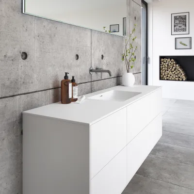 Pulcher Mood 160 Soho - Bathroom furniture 160x46, Mathvid SolidTec®