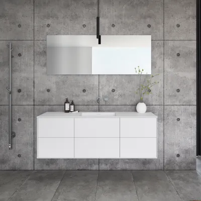 Pulcher Mood 160 Soho - Bathroom furniture 160x46, Mathvid SolidTec®