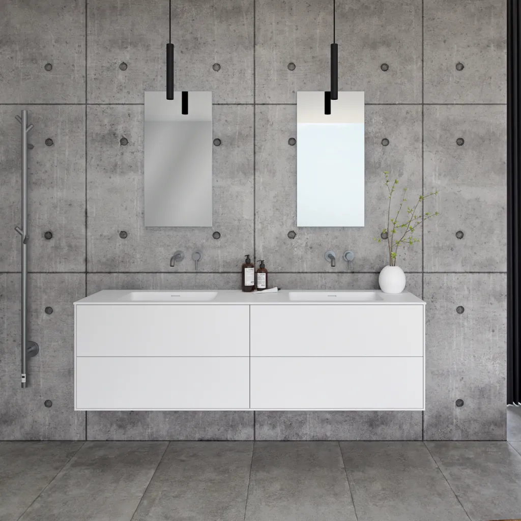 Pulcher Mood 180D Soho - Bathroom furniture 180x46 cm, Mathvid w/ SolidTec® sink